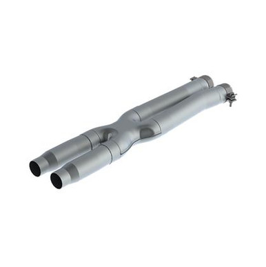 MBRP S7205409 GT350 Resonator Delete X- Pipe T409 (15-20)