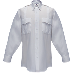 FLYING CROSS LS COMMAND POLYESTER SHIRT MEN'S WHITE