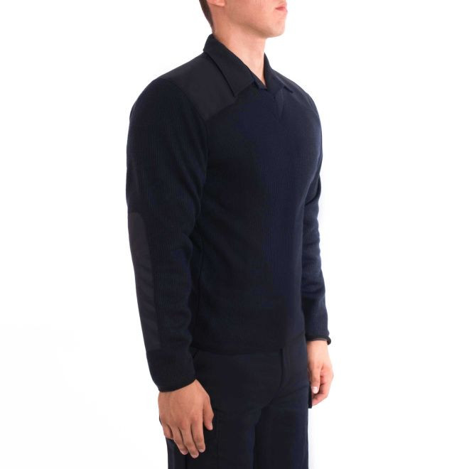 Blauer Fleece-Lined V-Neck Sweater 
