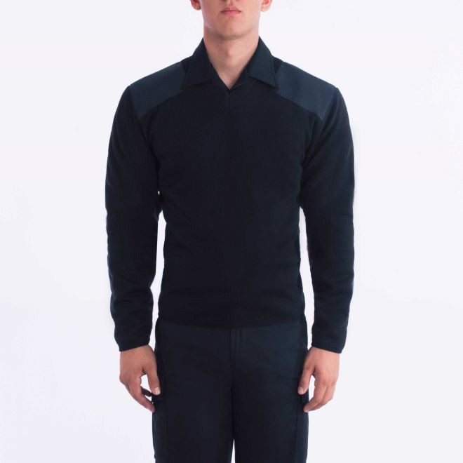 Blauer Fleece-Lined V-Neck Sweater 