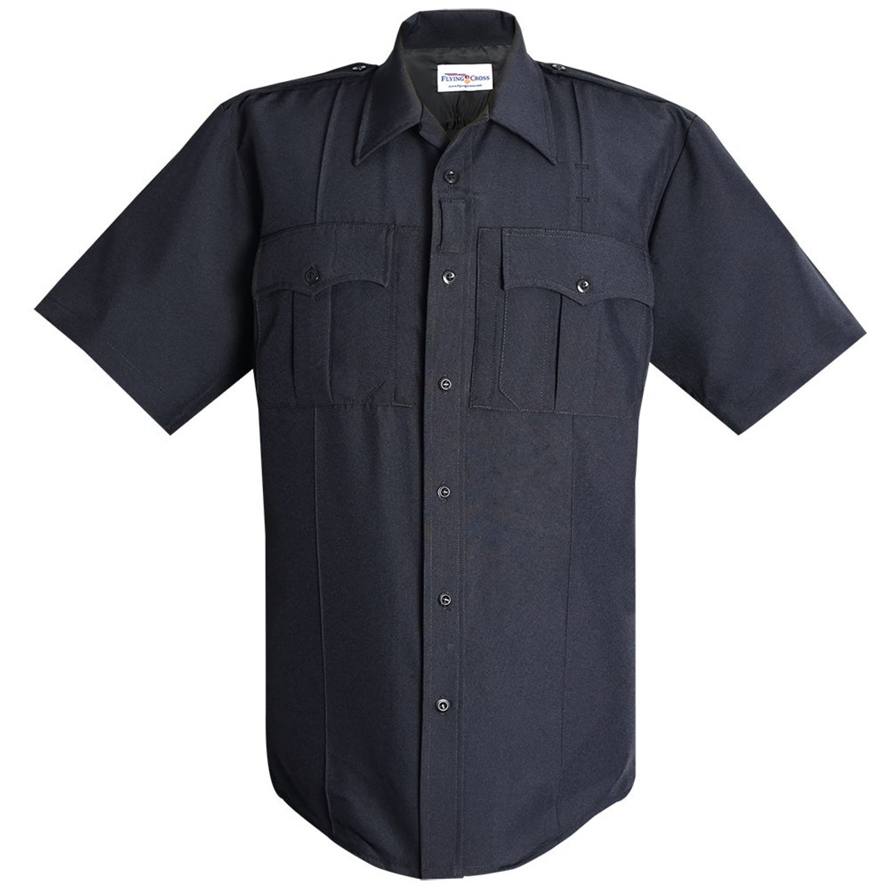 First Class 100% Polyester Long Sleeve Zippered Uniform Shirt
