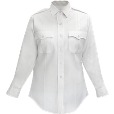 FLYING CROSS LS COMMAND POLYESTER SHIRT WOMEN WHITE