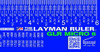 The Genuine Layman Series of Micro Rulers are designed for micro measuring.  The "Micro" designation means that the 1/32nd of the ruler is included throughout the entire ruler.  Most of our rulers have the 1/32nd marked at the last inch meaurement of the ruler, these are marked all the way.  IS EASY TO USE FOR STRAIGHT EDGE – WEAR RESISTANT AS A CUTTING & SCRIBING GUIDE