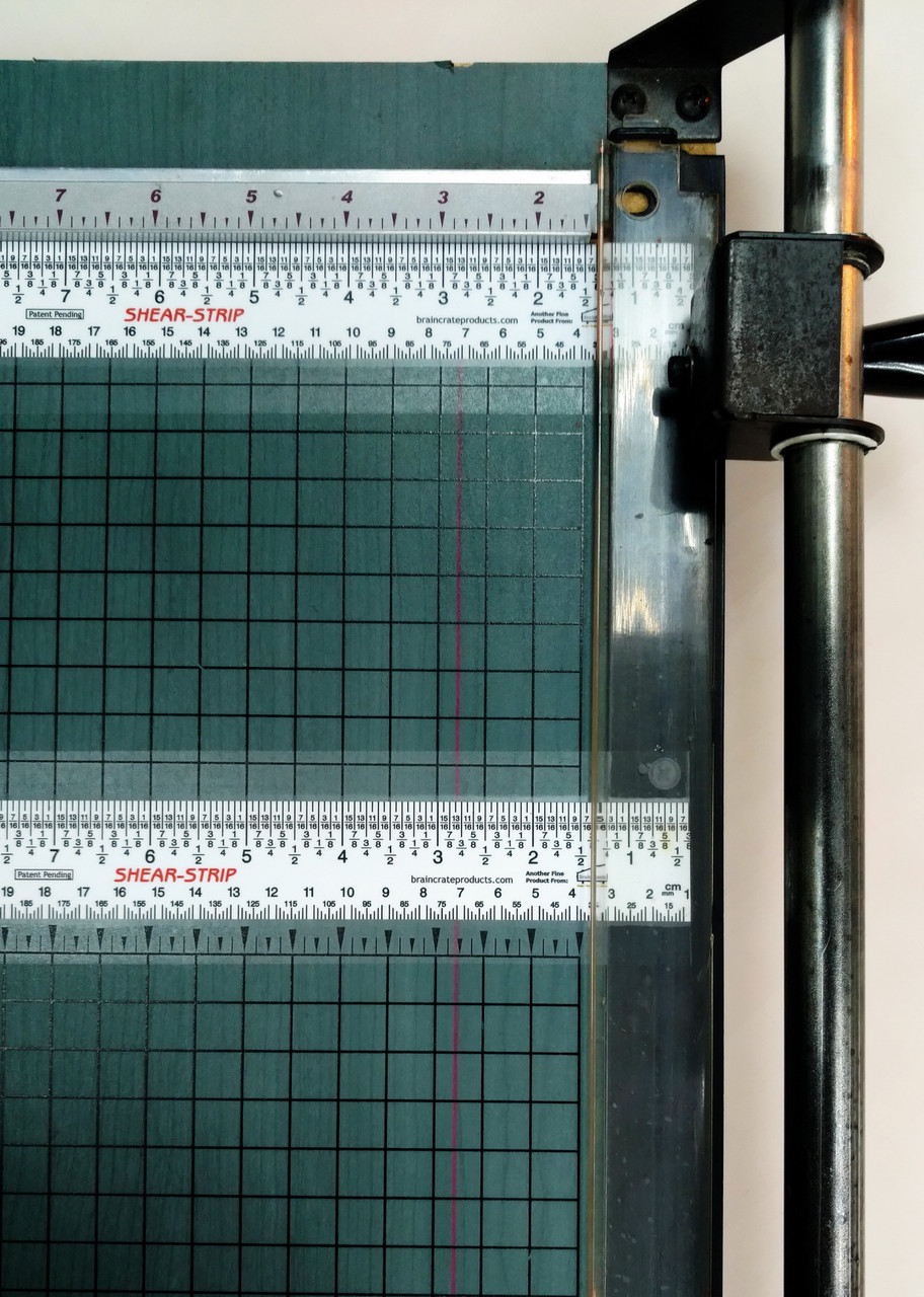 ShearStrip Adhesive Rulers for shears, cutters