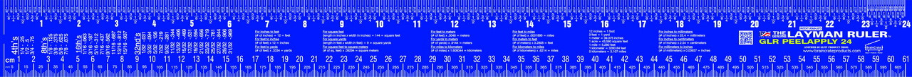 PeelApply Adhesive Rulers