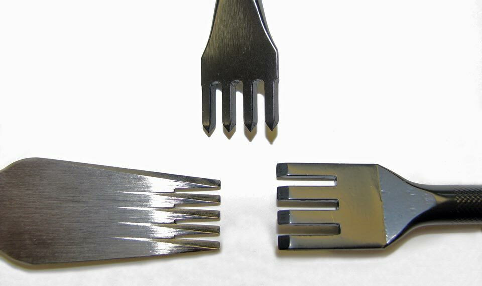 Chisel Point Sewing Stitching Chisels, Lacing Chisels & Pricking Irons