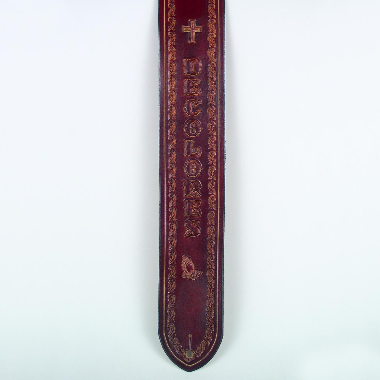 Christian Leather Guitar Strap Classic Series Leathersmith Designs Inc.