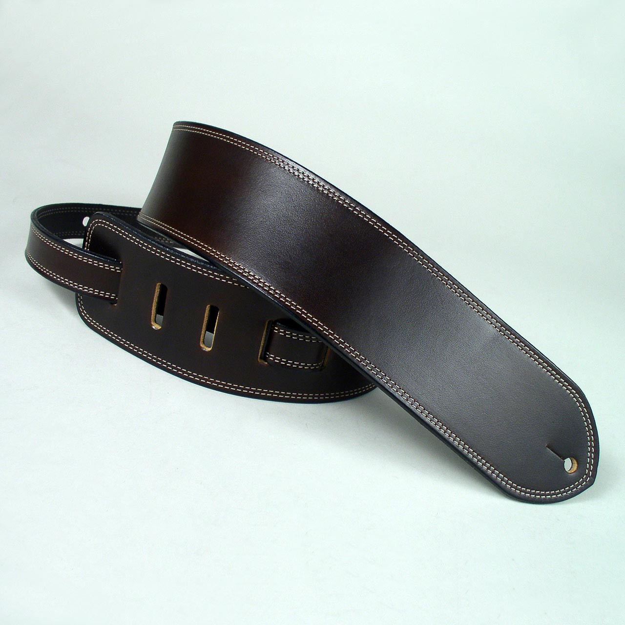 Ocean Waves Leather Guitar Strap - Leathersmith Designs Inc.