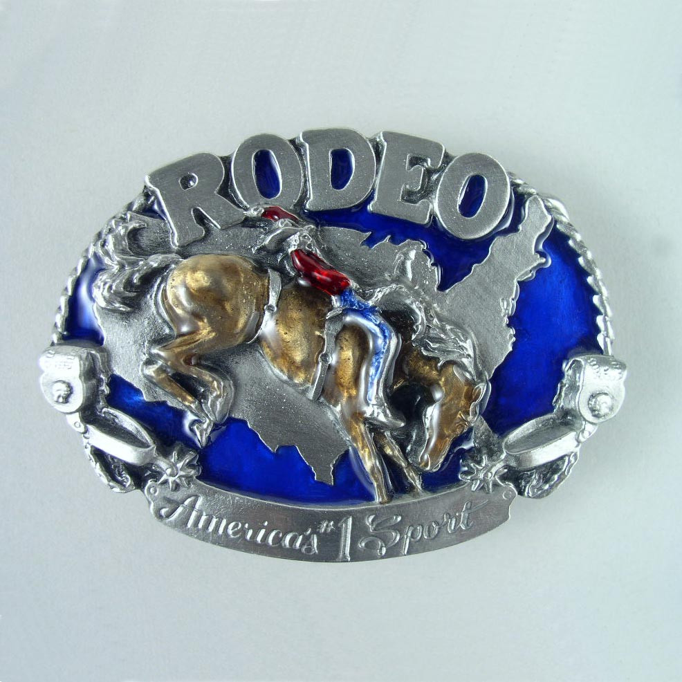 Rodeo (C) Belt Buckle Leathersmith Designs Inc.
