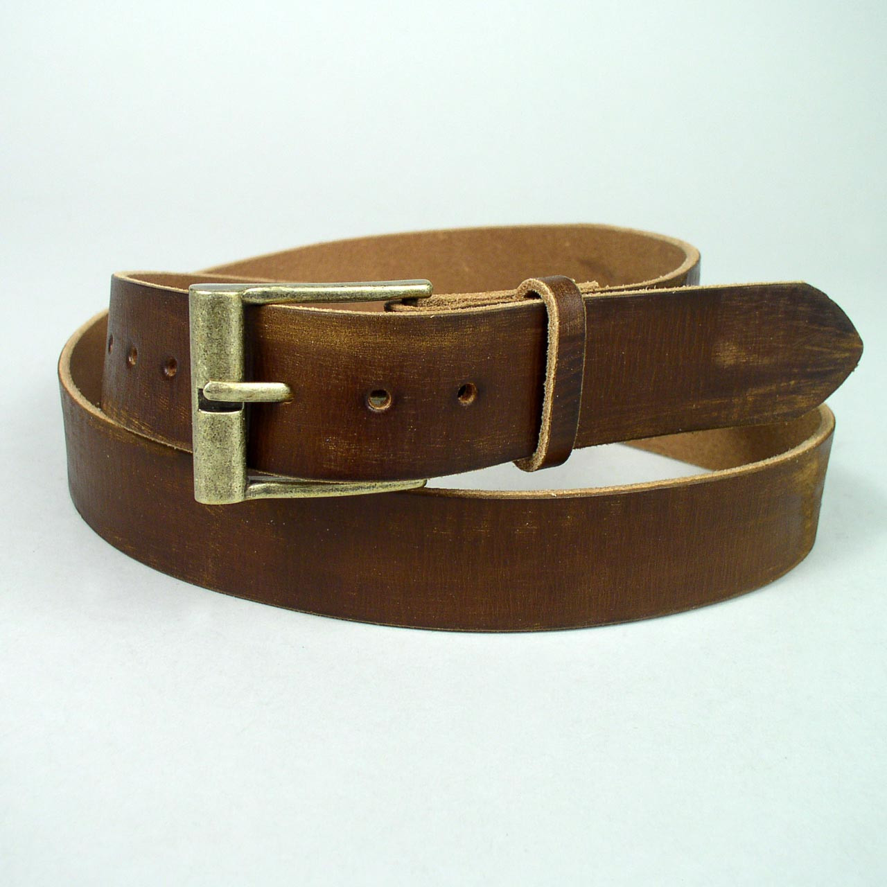 Plain 38mm Belt - Vintage Brown