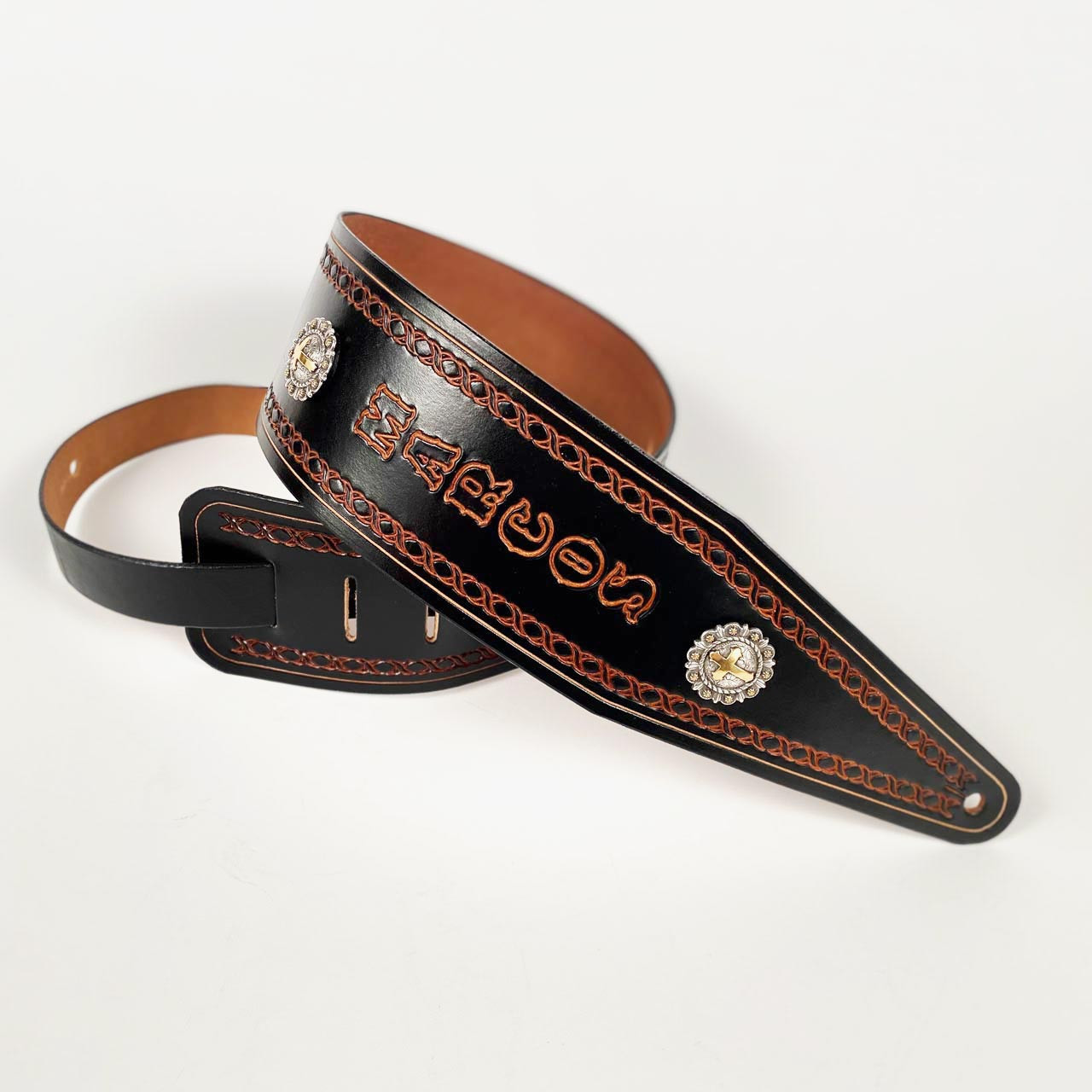 Belt sizes  Handmade leather belt, Leather guitar straps, Leather