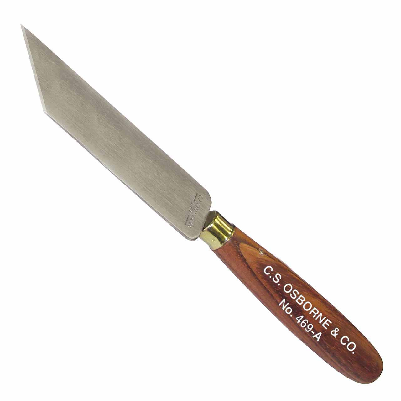 C.S. Osborne Skiving Knife Right Point - Leathersmith Designs Inc.