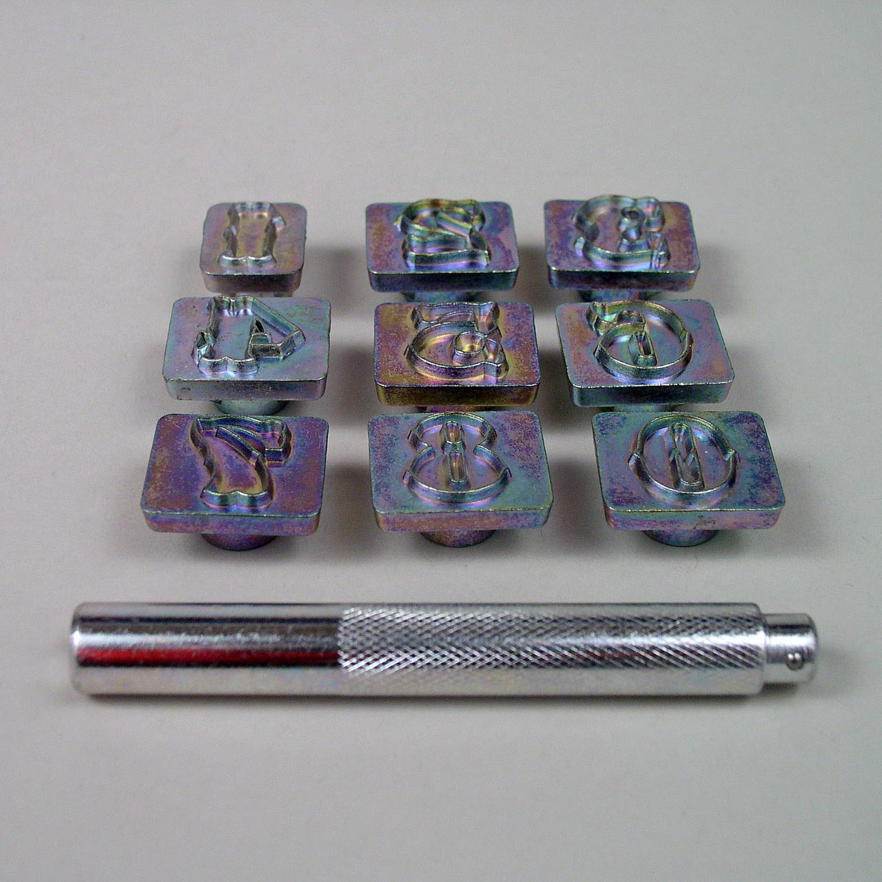 Alphabet & Number Stamp Set 1/4 - Leathersmith Designs Inc.