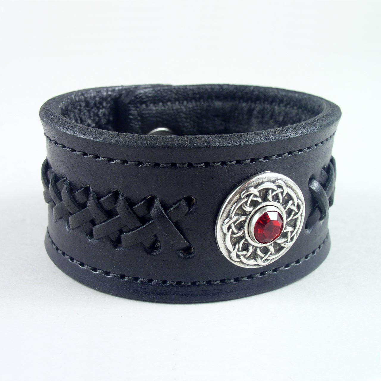OLE LYNGGAARD Black Leather Bracelet for Sale | Denver Colorado