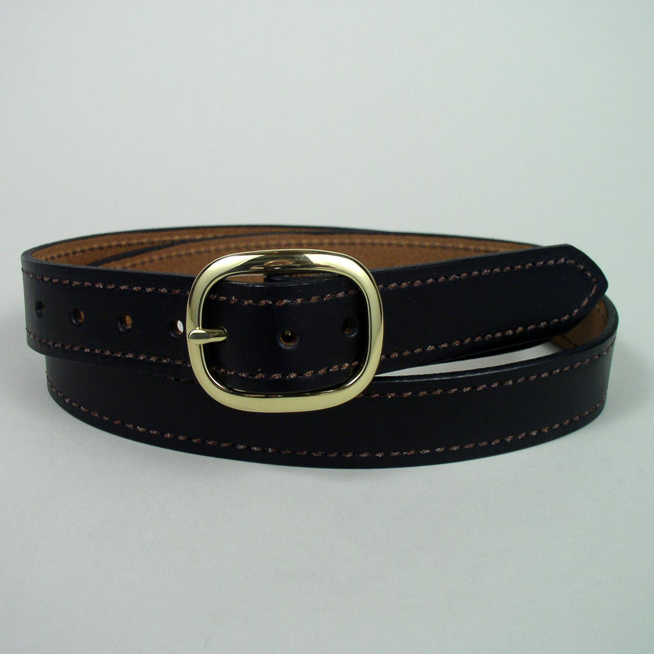 ICHI Rudo Leather Belt Black - The Art of Home