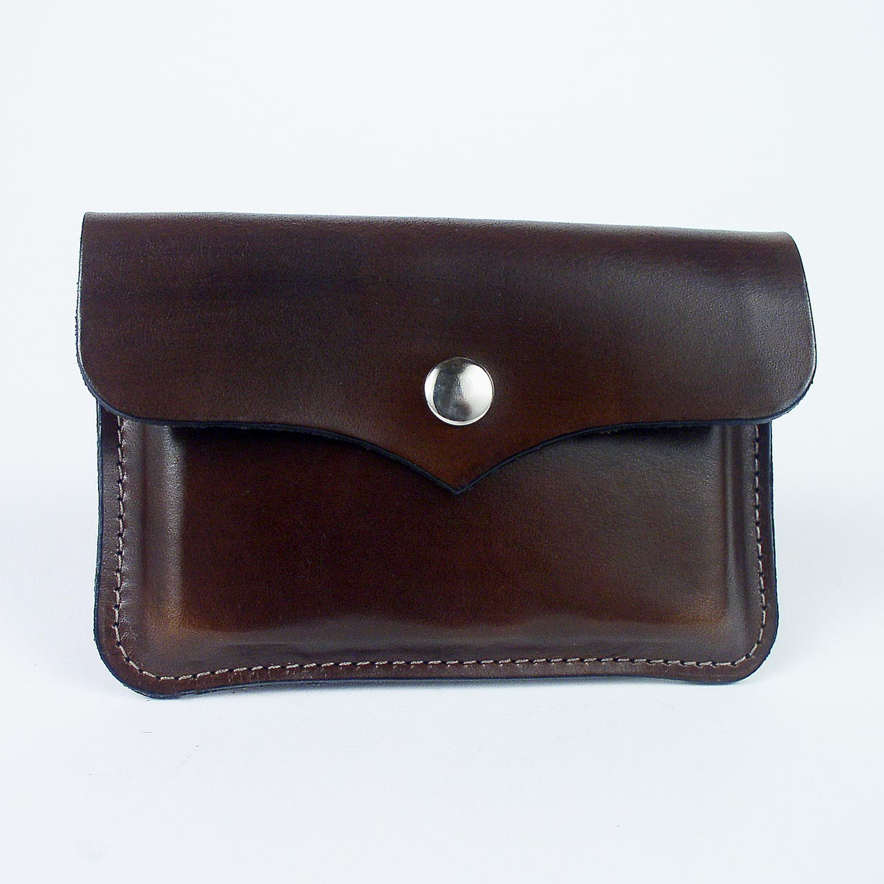 Black Mini Leather Belt Pouch, Ideal for credit or business cards. – Hammer  and Dye