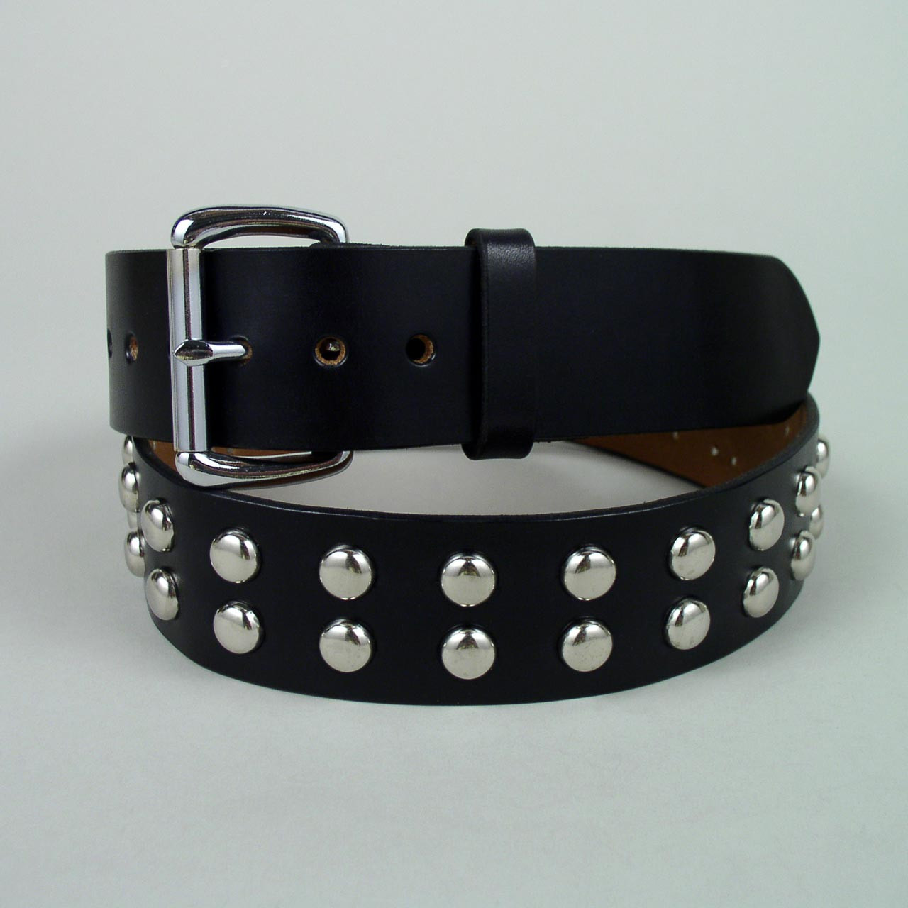 studded leather belt