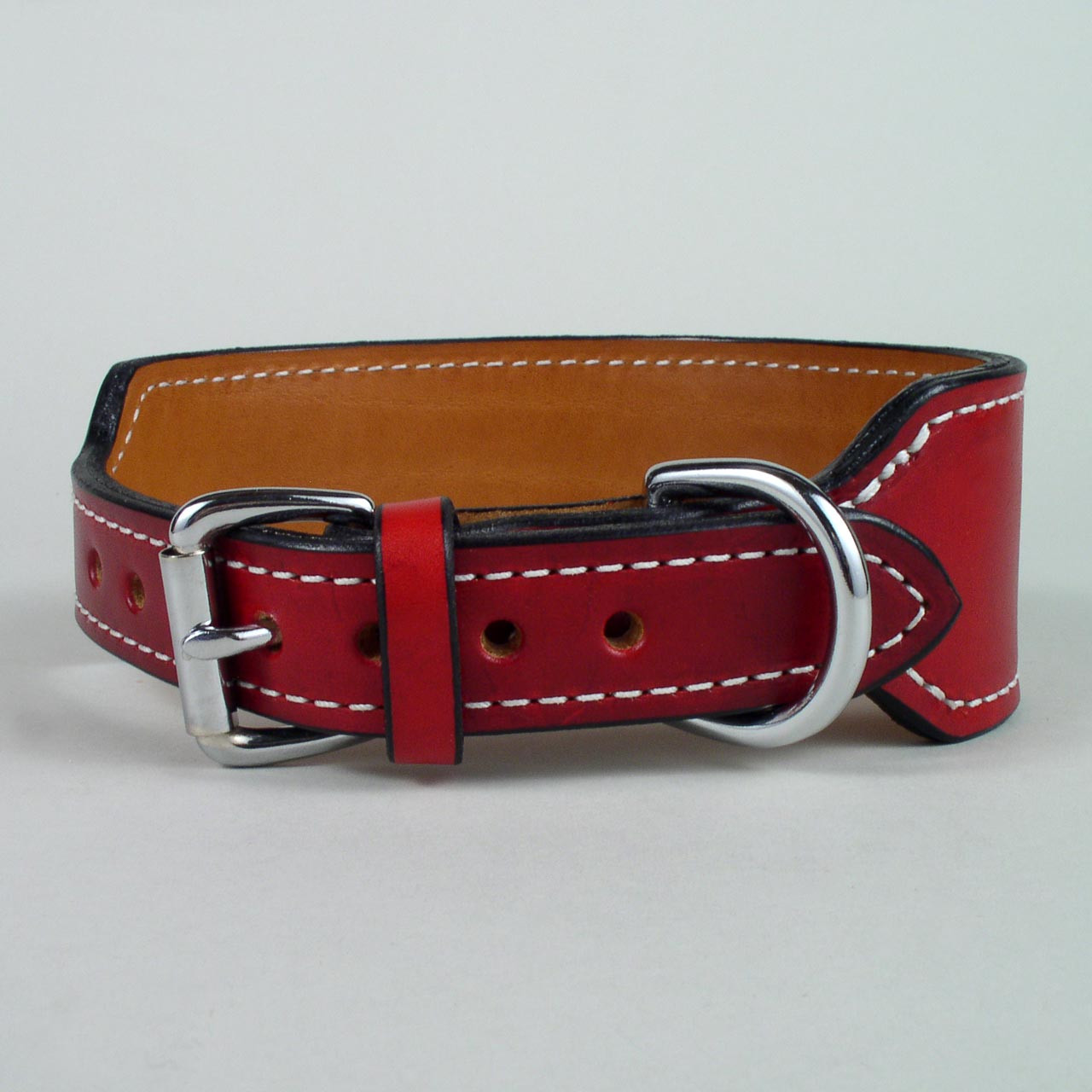 Imprinted Tough Dog Collar 1 1/2 Wide - Leathersmith Designs Inc.