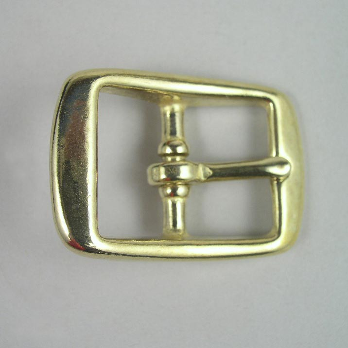 1 inch Polished Solid Brass Strap Buckle C17 Leathersmith Designs Inc.