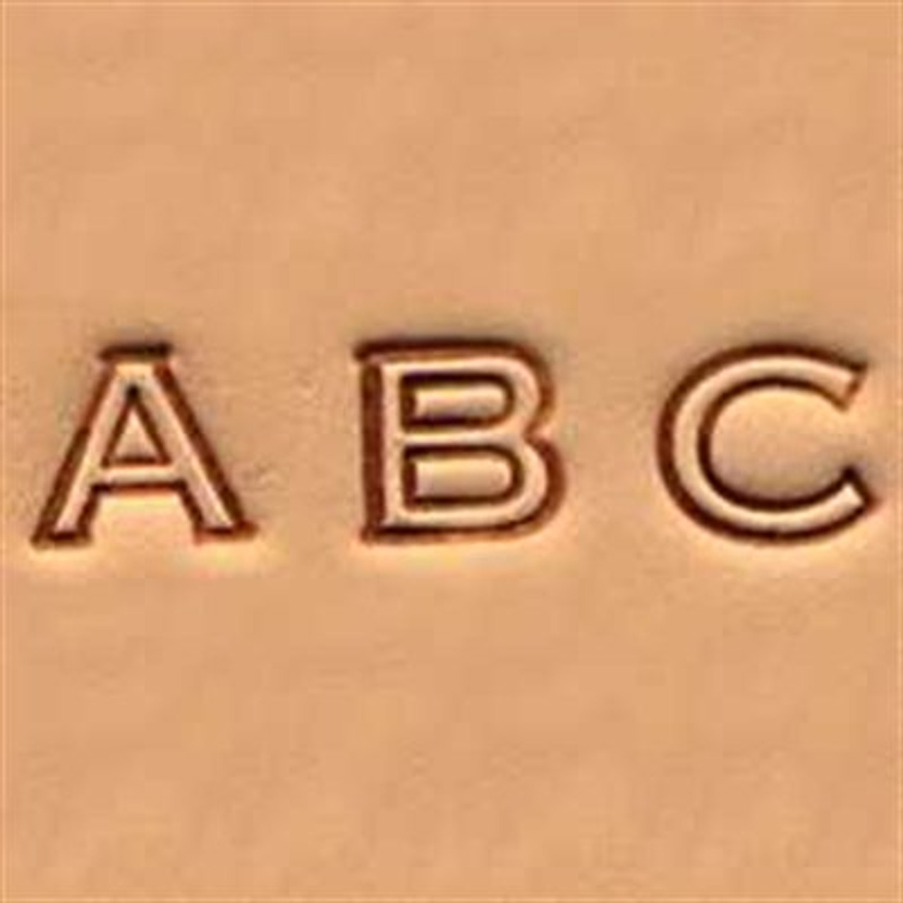 Alphabet Set Open Face 1/4 - Leathersmith Designs Inc.