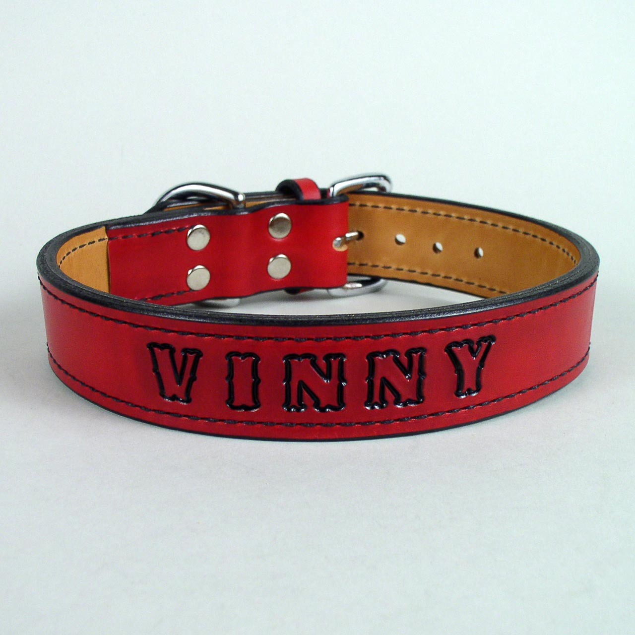 thick leather dog collars