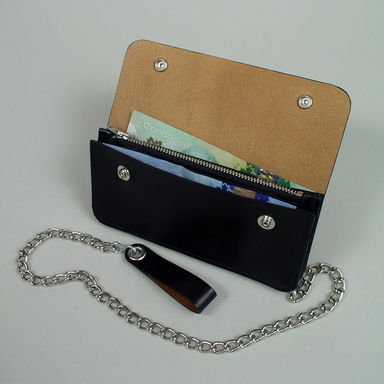 Molded Small Leather Change Purse - Leathersmith Designs Inc.
