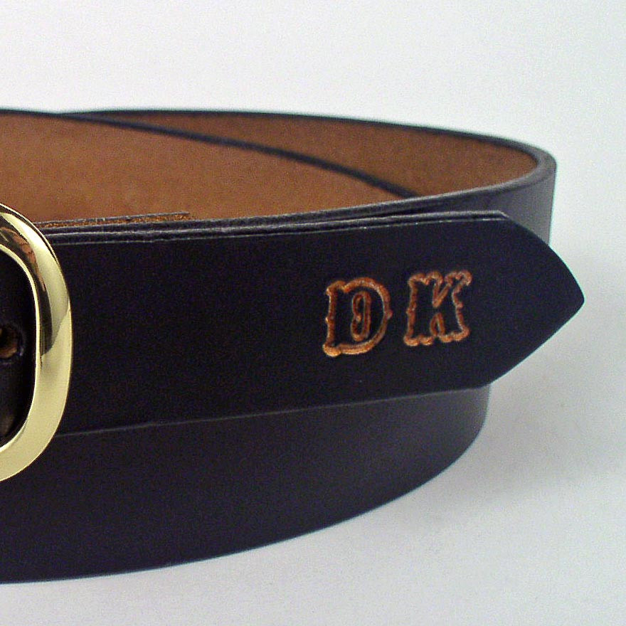 Custom Leather Name Belts, Big and Tall Belts, Money Belts