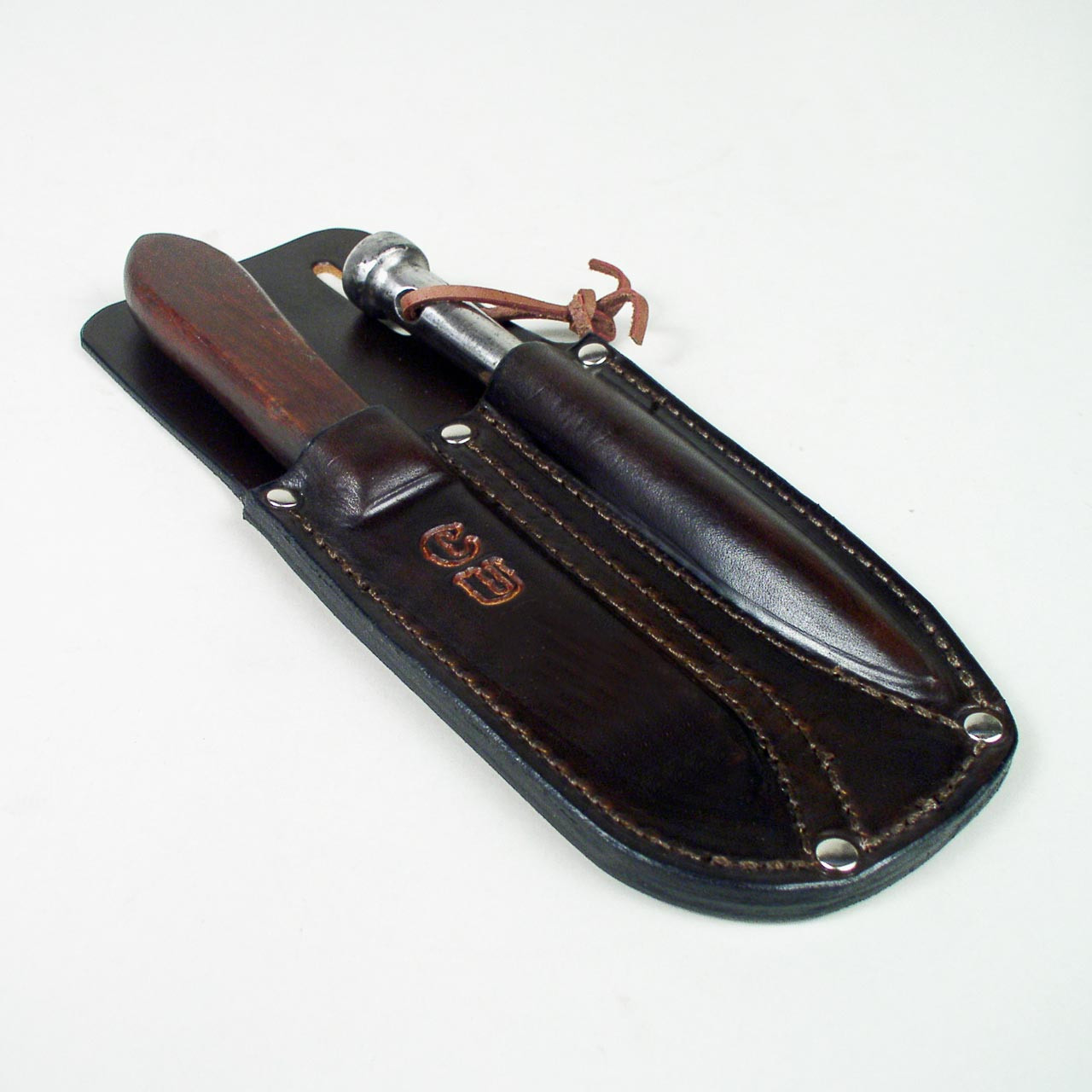 Custom Leather Knife And Spike Case Leathersmith Designs Inc.