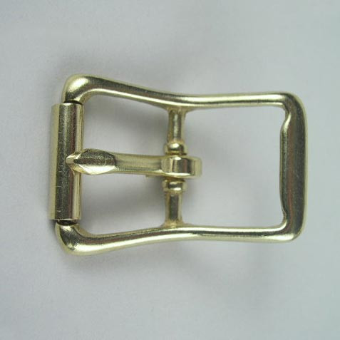 1 inch Polished Solid Brass Roller Buckle C10 Leathersmith Designs Inc.