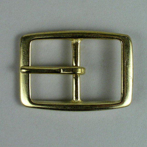 Brass effect Belt Buckle Up to 43mm wide leather NEW 
