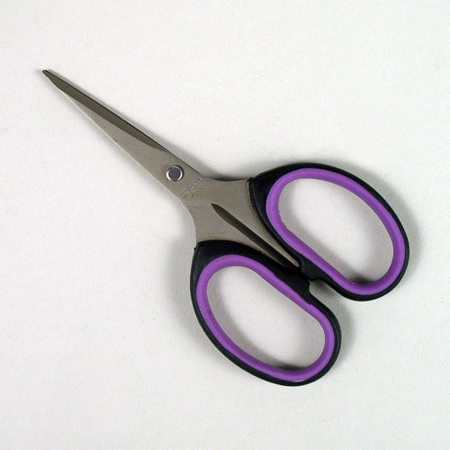 The Titech embroidery scissors are excellent for cutting the threads close to your leather project.