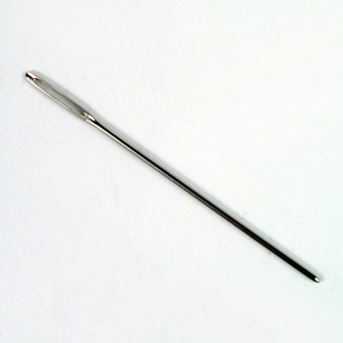 The sewing needle is approixmately 2" long.