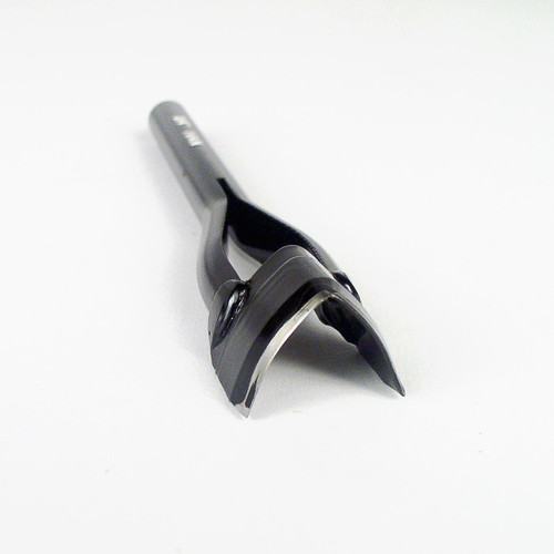 This belt end cutter makes a pointed tip on your leather straps and belts that are  1 3/4 inches wide.