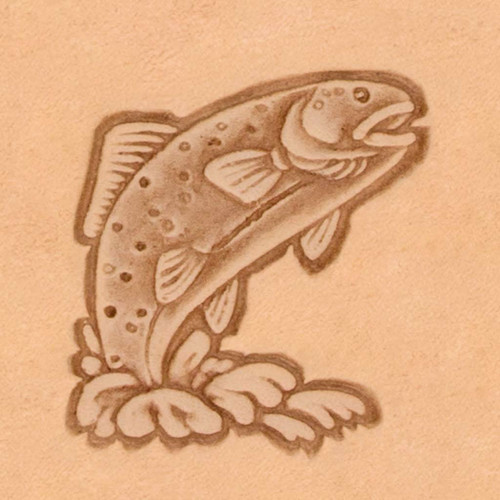 Trout 3D Stamp