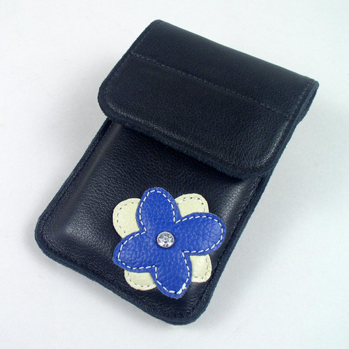 Soft leather belt phone case for ladies.