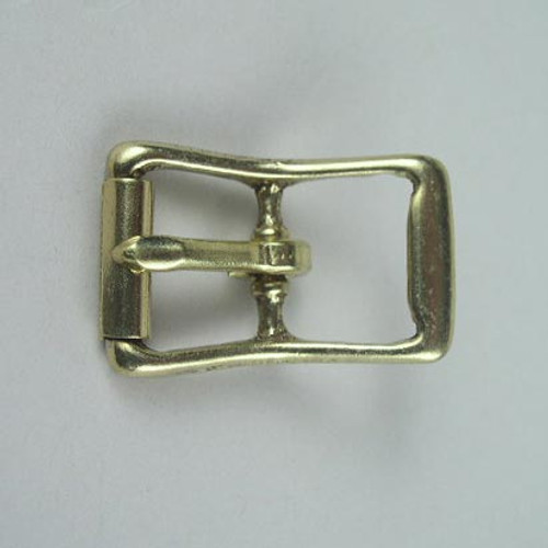 3/4 inch Polished Solid Brass Belt Buckle - B9