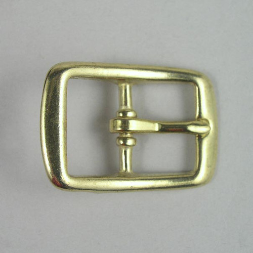3/4 inch Chrome Polished Solid Brass Strap Buckle - B14