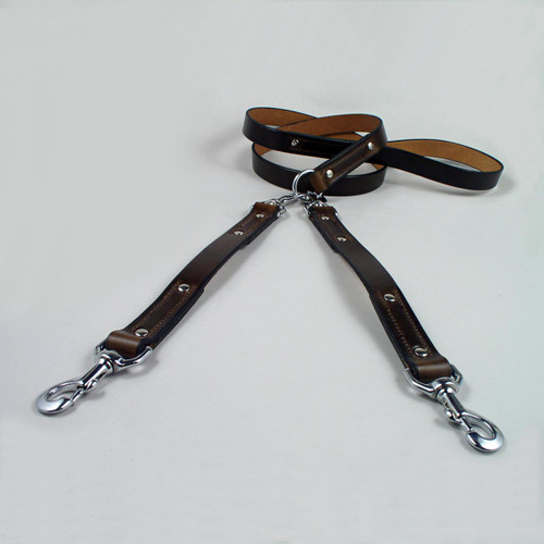 Designer leather dog leash knai dog leash