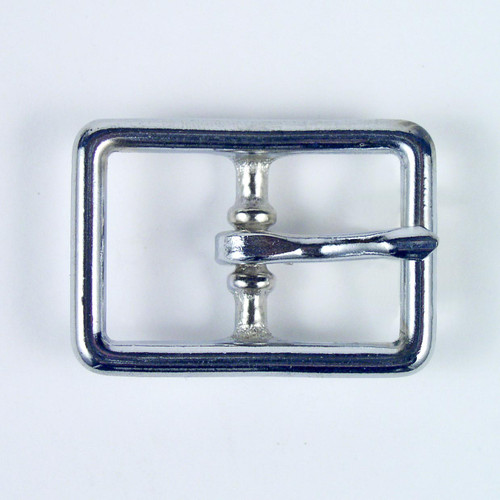 Center bar buckle inside diameter is 3/4 inch.