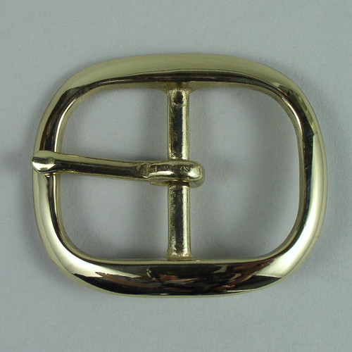 Belt buckle inside diameter is 1 1/4 inch.