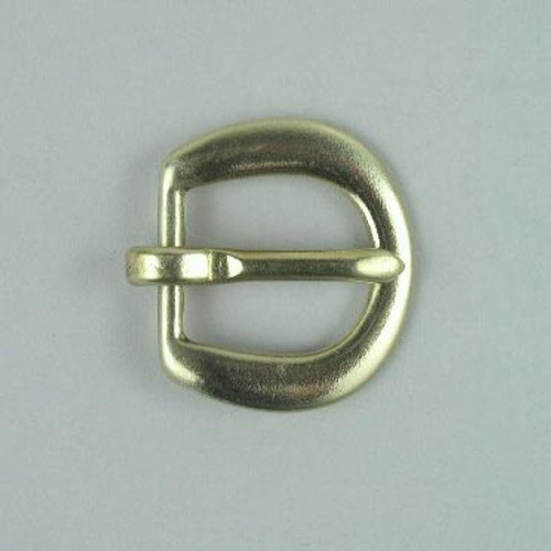 Heel bar buckle inside diameter is 3/4 inch.