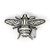 This Honey Bee Trophy Buckle has an antique silver finish and fits up to 38mm (1-1/2 inch) leather straps.