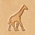 Giraffe 3D Stamp