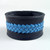 Leather Braided Wristband 1 1/4" wide