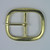 Solid brass belt buckle inside diameter is 1 3/4 inch.