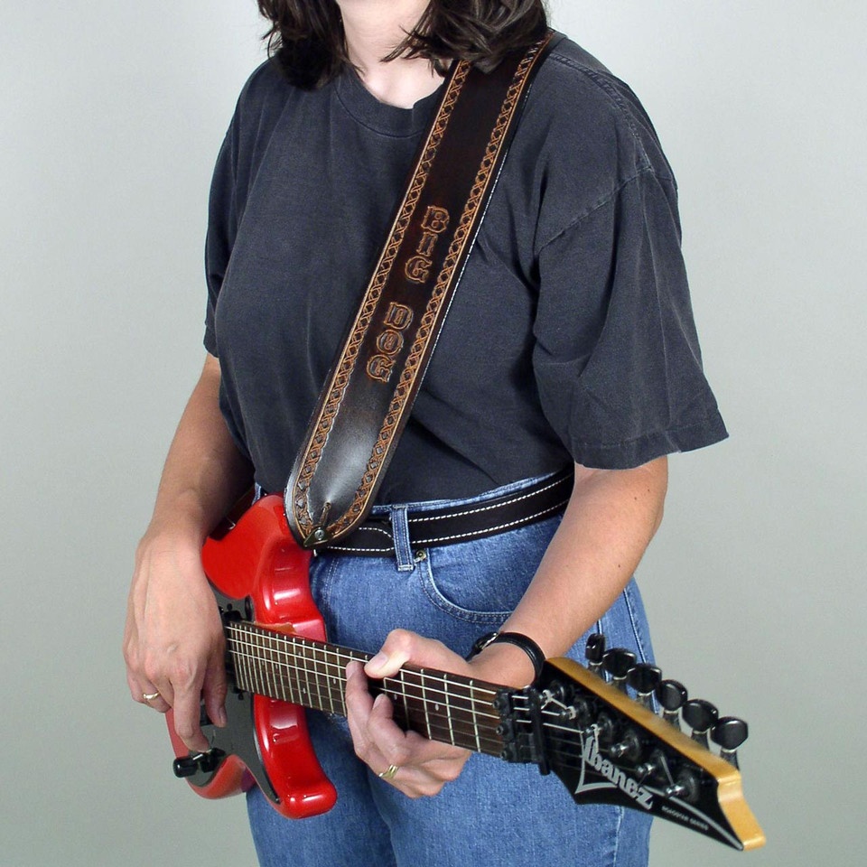 Custom Leather Guitar Straps Personalized Guitar Straps