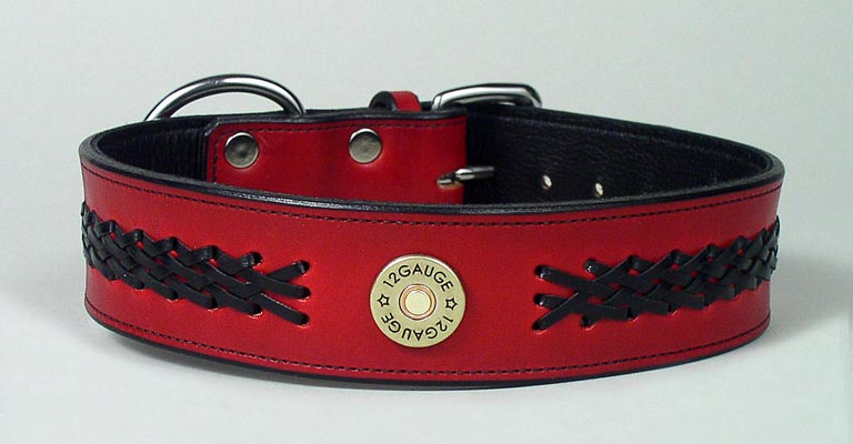 Leather Braided Bag Strap, Red - A Threaded Needle