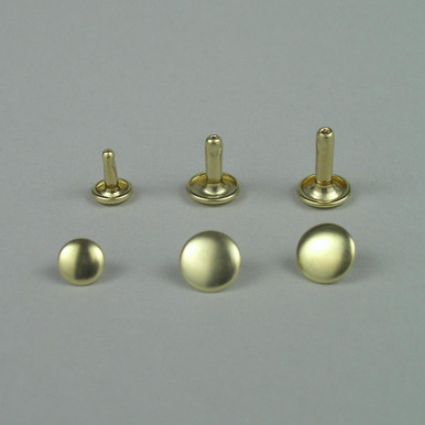 Rivets for Leather and Crafts 50ct Small Medium Large Cap Rivets