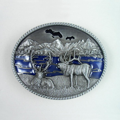 deer belt buckle