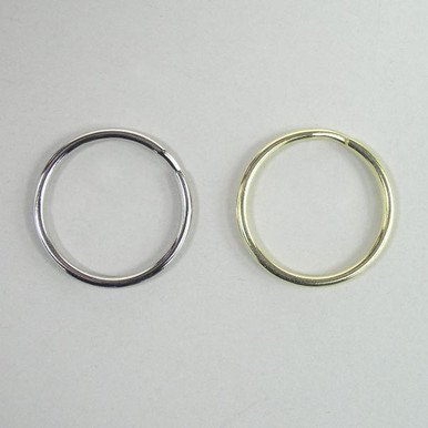 2 Diffrent Key Rings Split Key Rings pkg of 25 - Leathersmith Designs Inc.